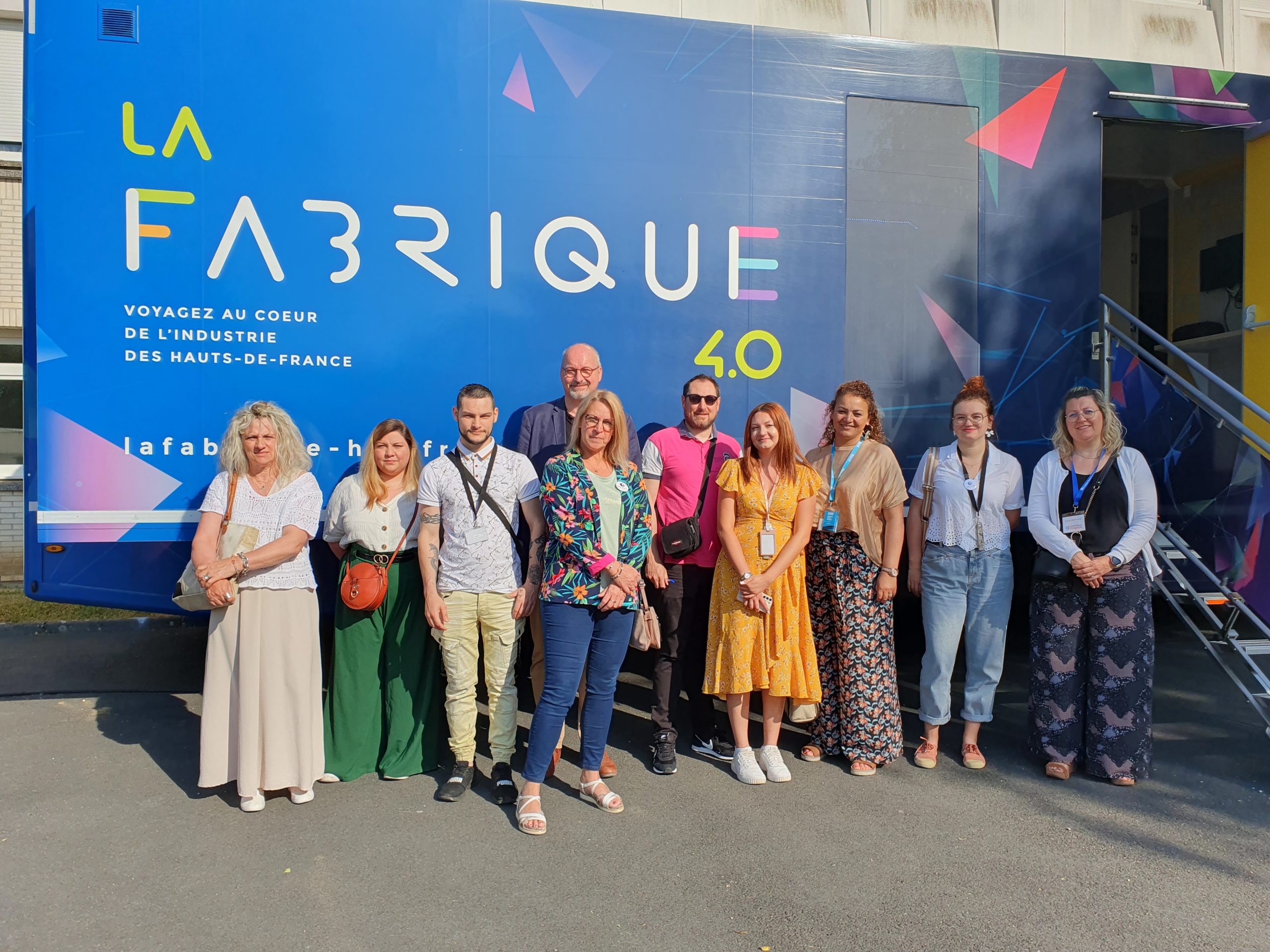 LA FABRIQUE 4.0 fait étape au Collège Jean Rostand à Le Cateau